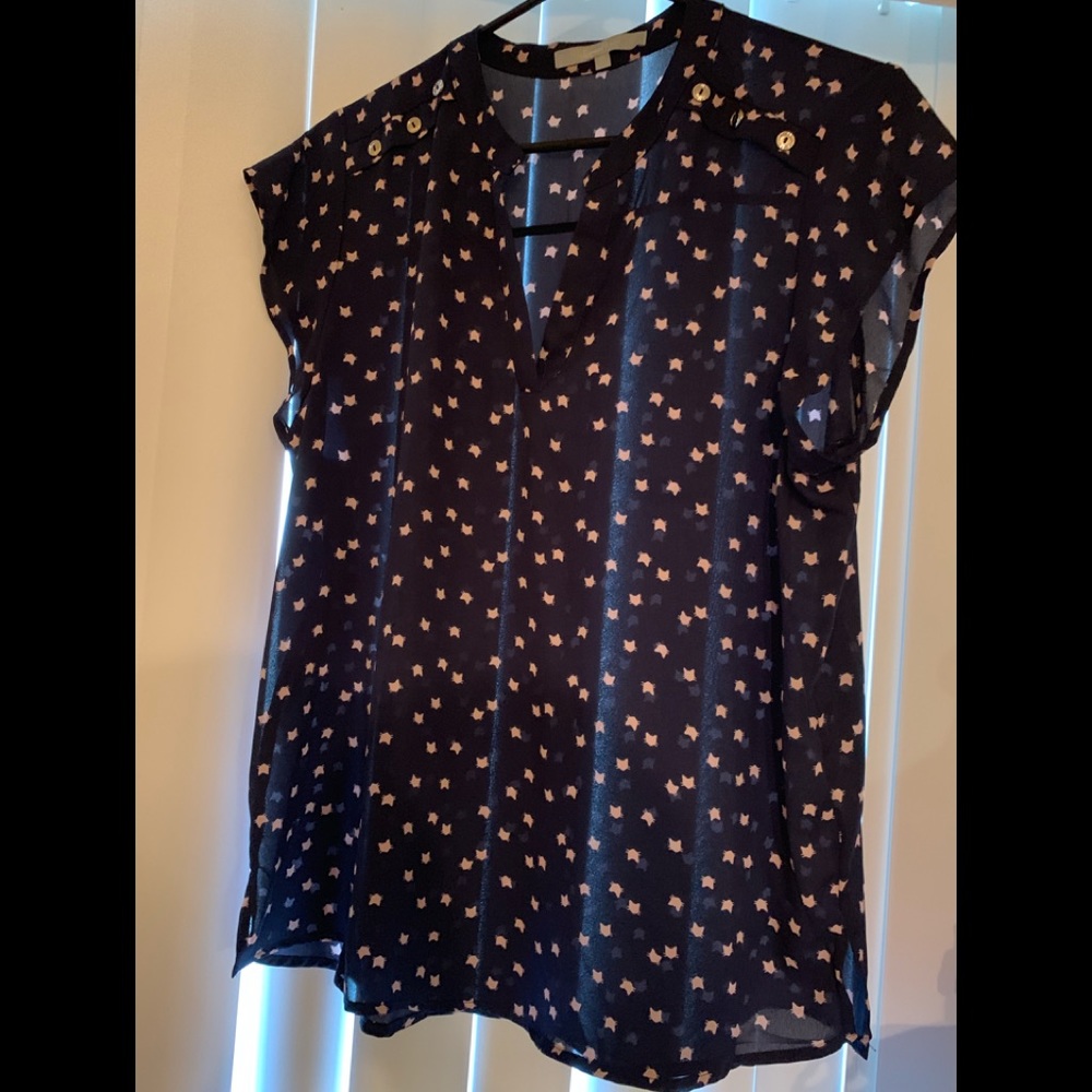 Pinup blouse with pink kitties